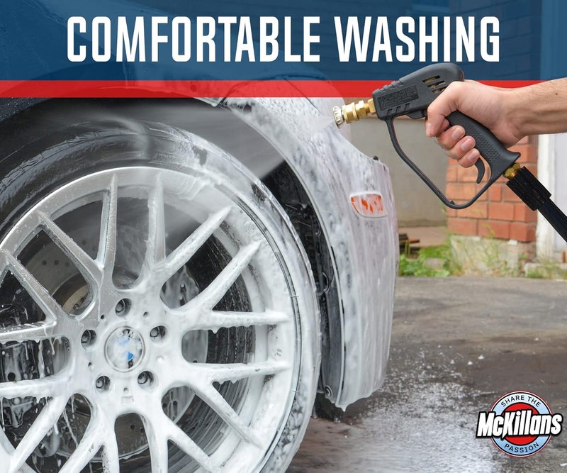 McKillans ® Pressure Washer Gun Replacement M22 Inlet with Extension with 1/4” Quick Connector Coupler - Image 4